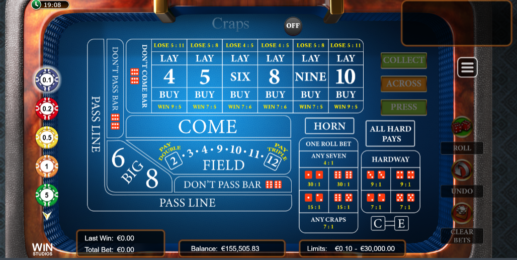 Como jogar Craps Online no Brasil